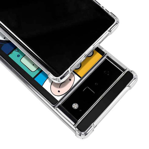 Adult Swim Adventure Time Character Tiles Google Pixel 6 Clear Case
